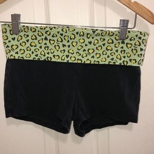 Black Victoria Secret workout shorts